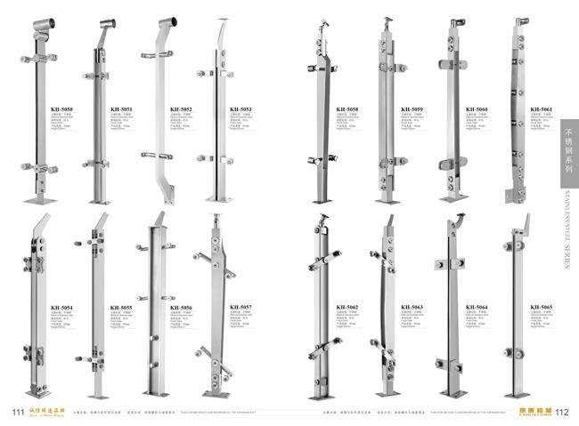 Wood and glass staircase railing stainless steel