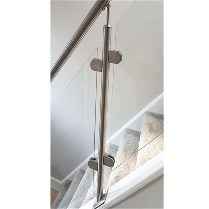 Glass Panel Stair Railing